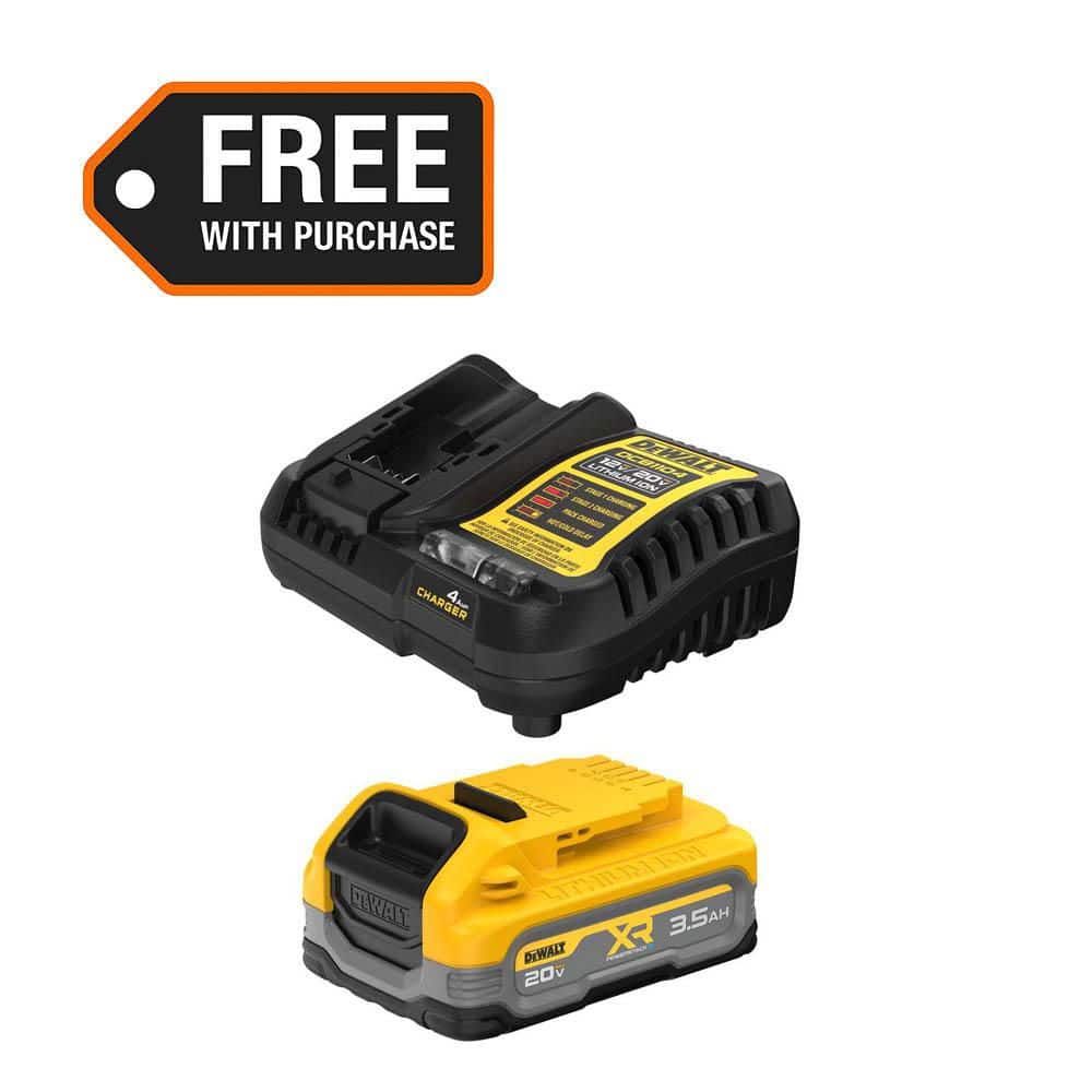 Open Box -  DEWALT 20V MAX XR POWERSTACK 3.5 Ah Power Tool Battery and Charger Kit (DCBP320C)