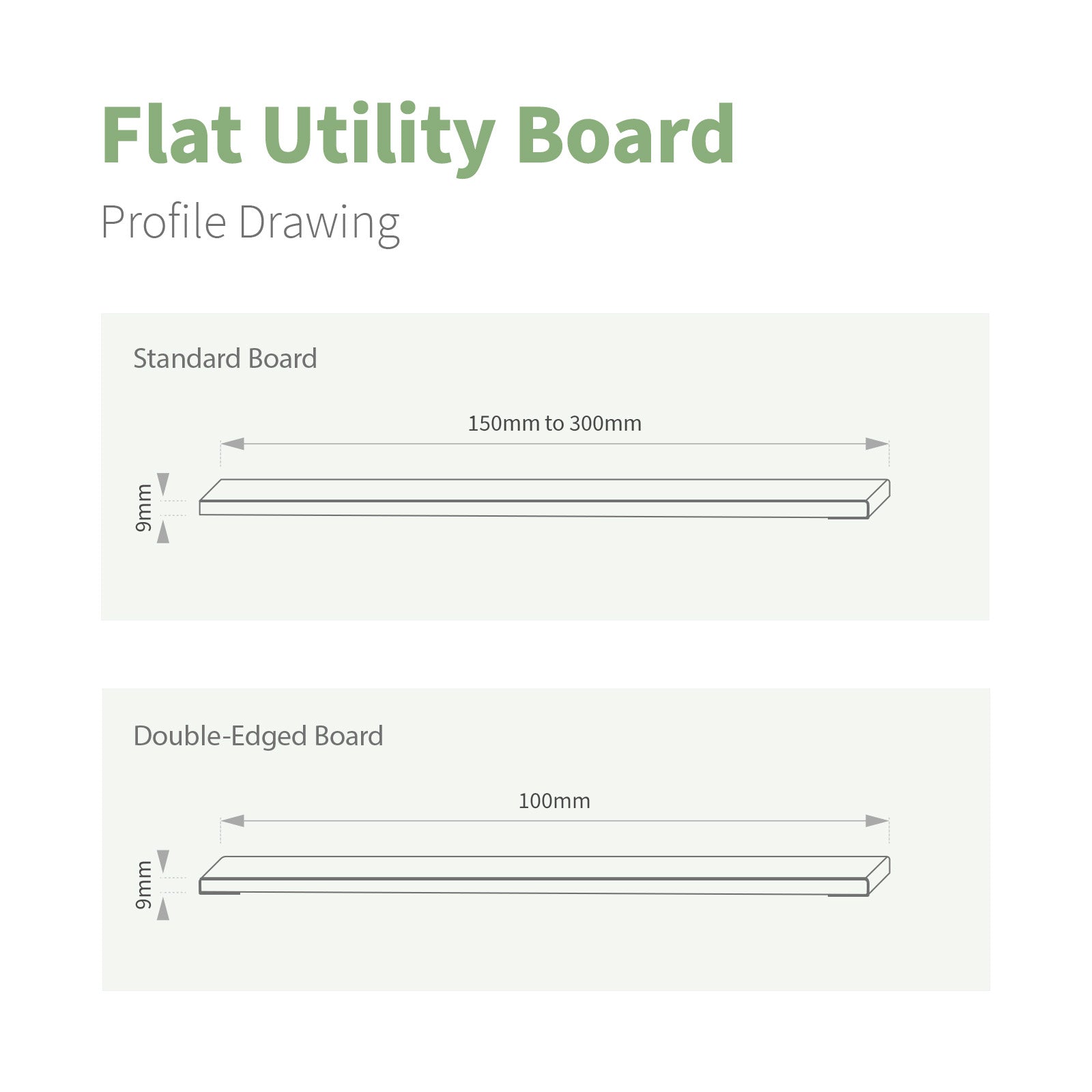 Flat Utility Board (1.25m)