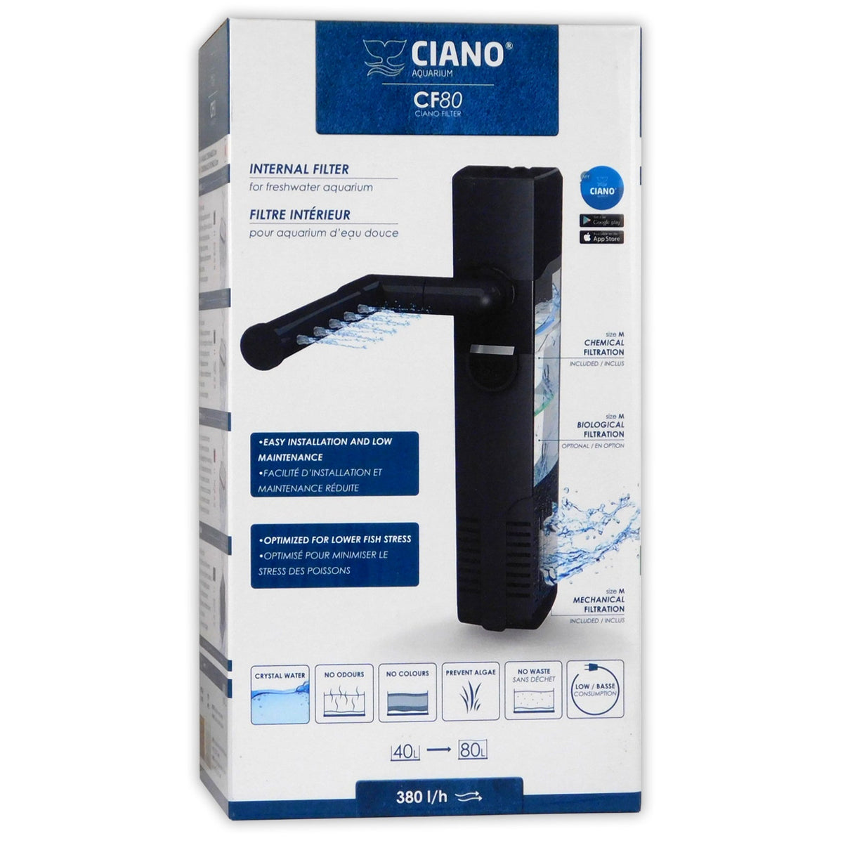 Ciano CF80 Triple Filtration Internal Filter