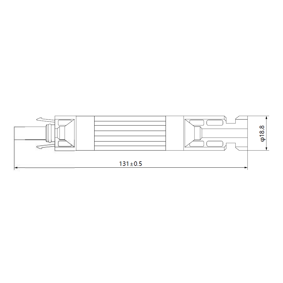 Exotronic 20A In-line Fuse Solar Connector