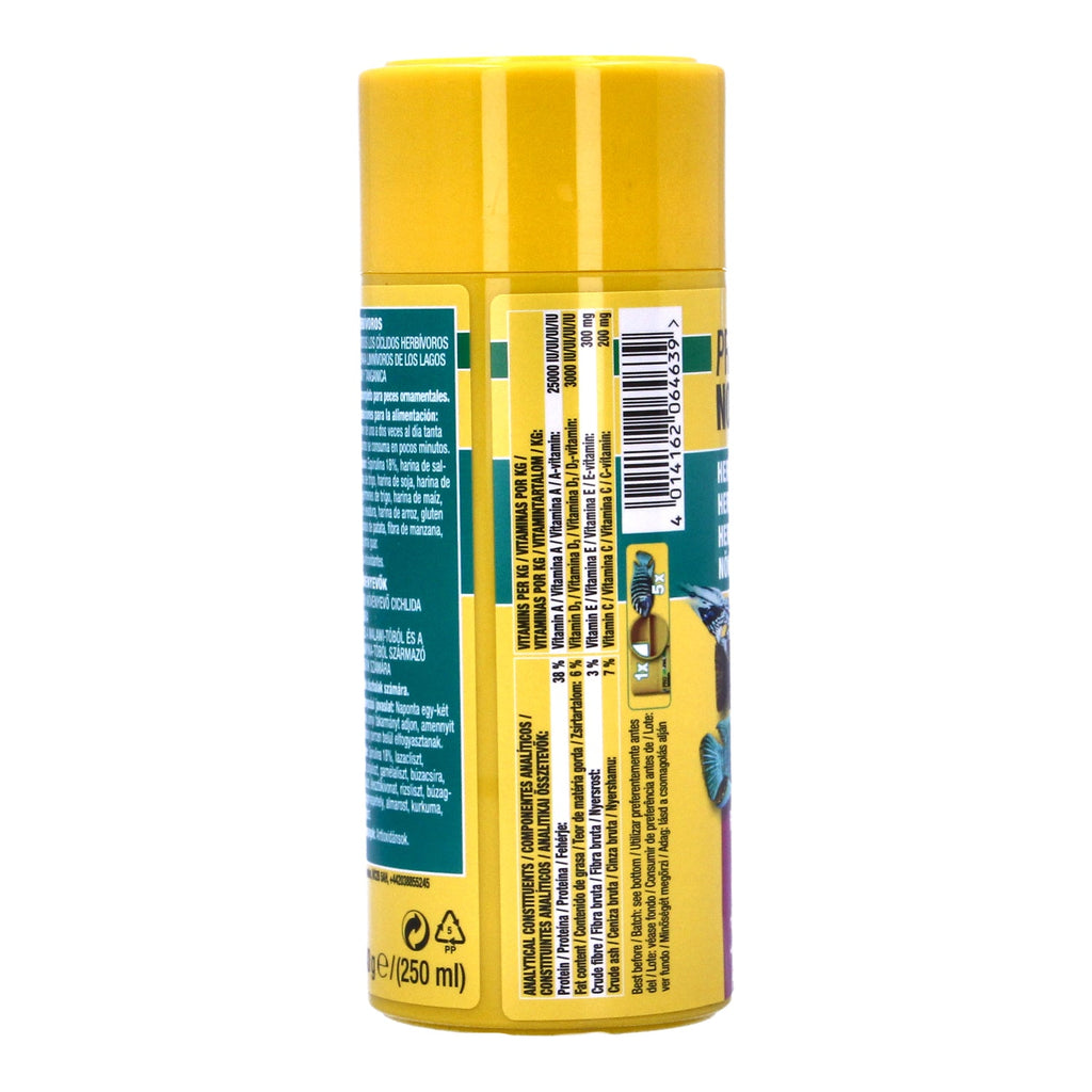 JBL Novo Malawi Cichlid Spirulina Flakes 38%