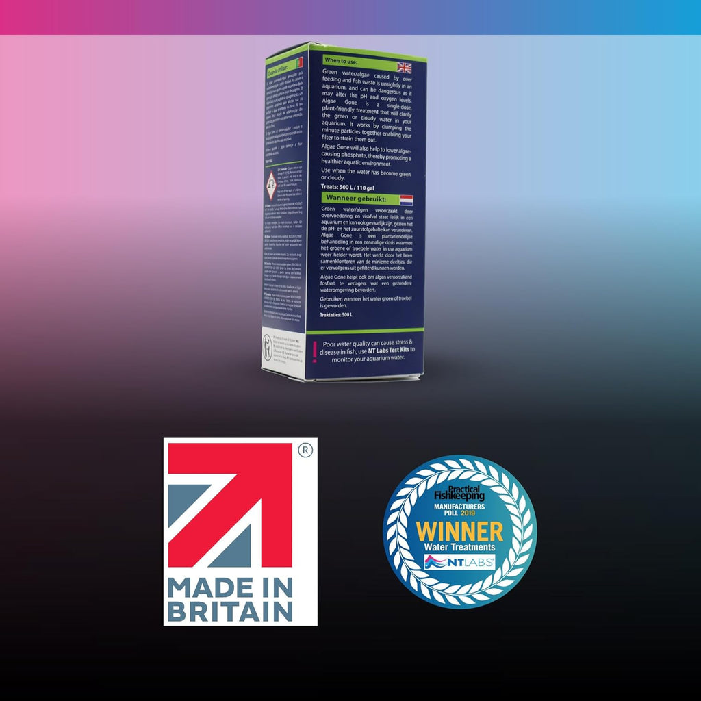 NT Labs Algae Gone 250ml - Aquarium Water Clarifier
