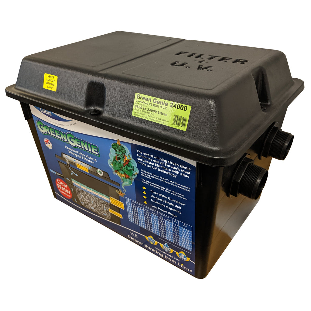 Lotus Green Genie Pond Filter 24000 - UV & Bio Media