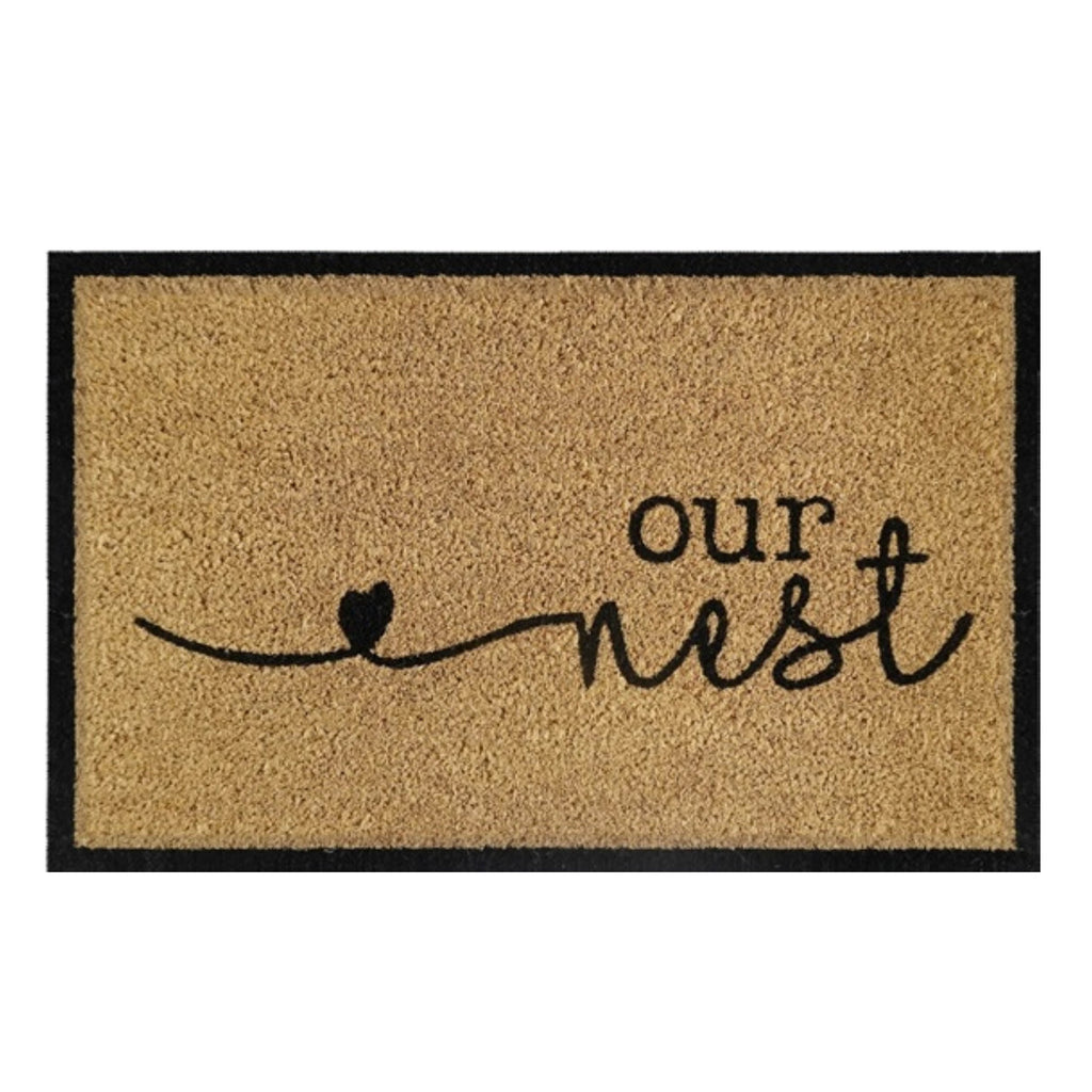 Doormat 60cm x 40cm - 'Our Nest'