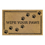 Doormat 60cm x 40cm - 'Wipe Your Paws'