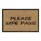 Doormat 60cm x 40cm - 'Please Wipe Paws'