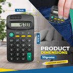 Mini Pocket Calculator | 8 Digit Display for Home, Office, School | 2 pack