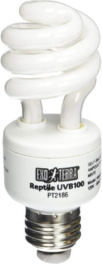 Exo Terra Reptile White UVB 100 Terrarium Bulb