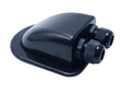 Exotronic 2 Gland Black Cable Entry Cover (Lightweight ABS)
