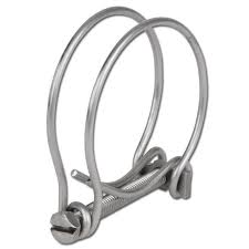 Double Wire Hose Clamp Galvanised 25mm-29mm