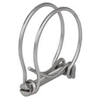 Double Wire Hose Clamp Galvanised 98mm-105mm