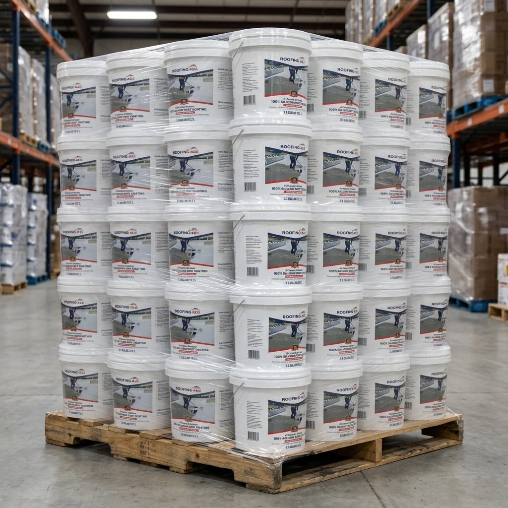 All Purpose Flex Repair 100% Silicone Roof Sealant - 1 Gallon (Pallet of 120)