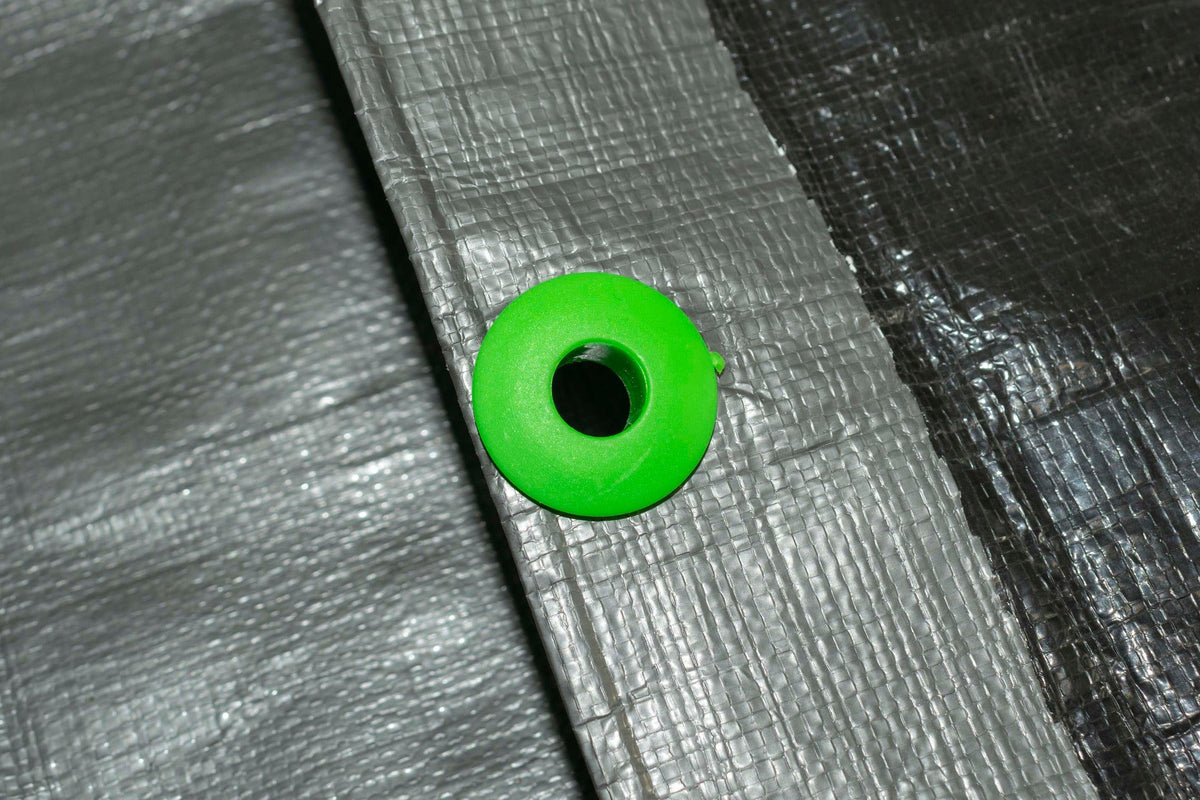 Tarp Eyelets Pack of 10 Green