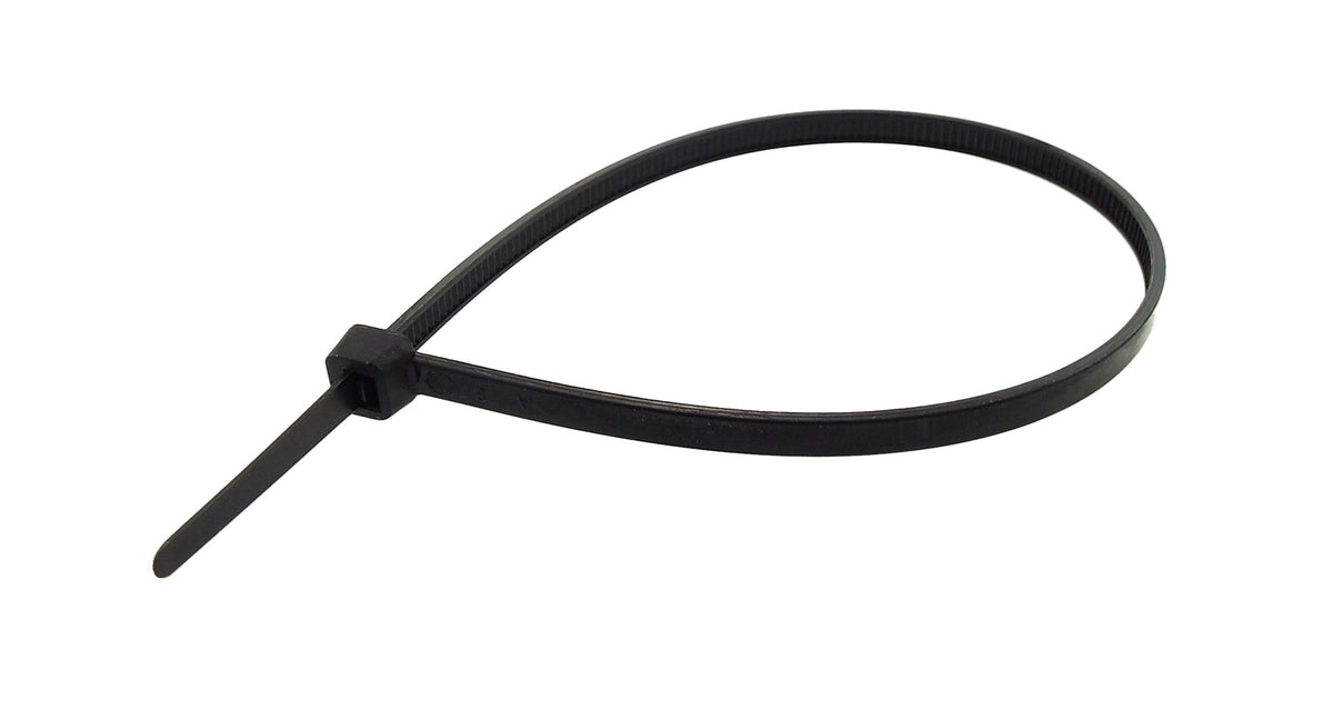 100 Cable Ties (4.8mm x 250mm) Black