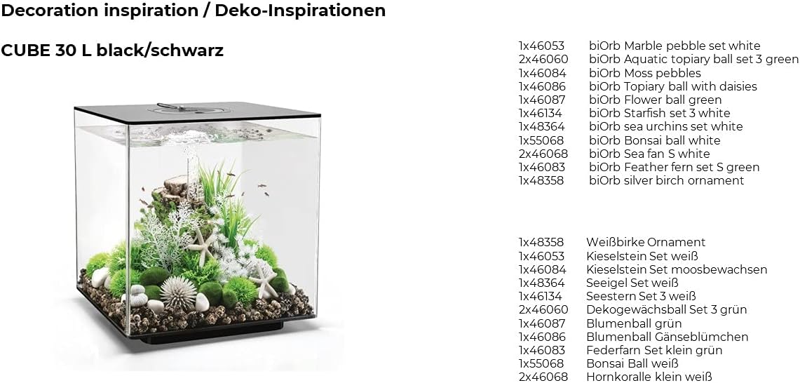 biOrb Moss-Covered Feng Shui Aquarium Pebbles