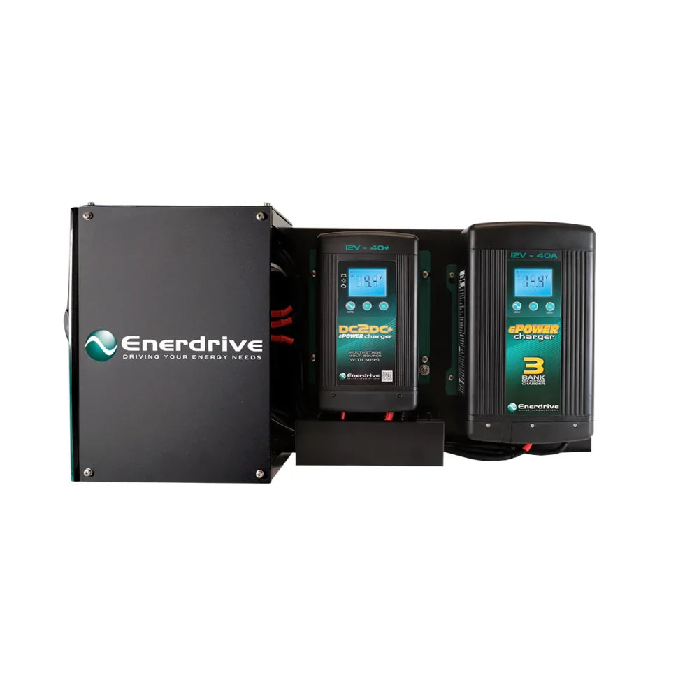 Enerdrive Left-hand 40AC 40DC w/ EPRO+ Traveller Canopy Power System