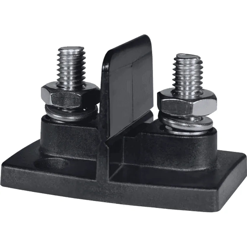 Blue Sea Dual 5/16"-16 Stud PowerPost Connector (No Insulators)