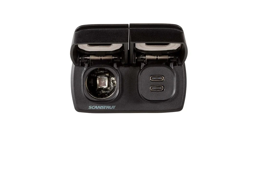 Scanstrut 12V Flip Pro Multi Dual USB-C & Accessory/Cigarette Socket