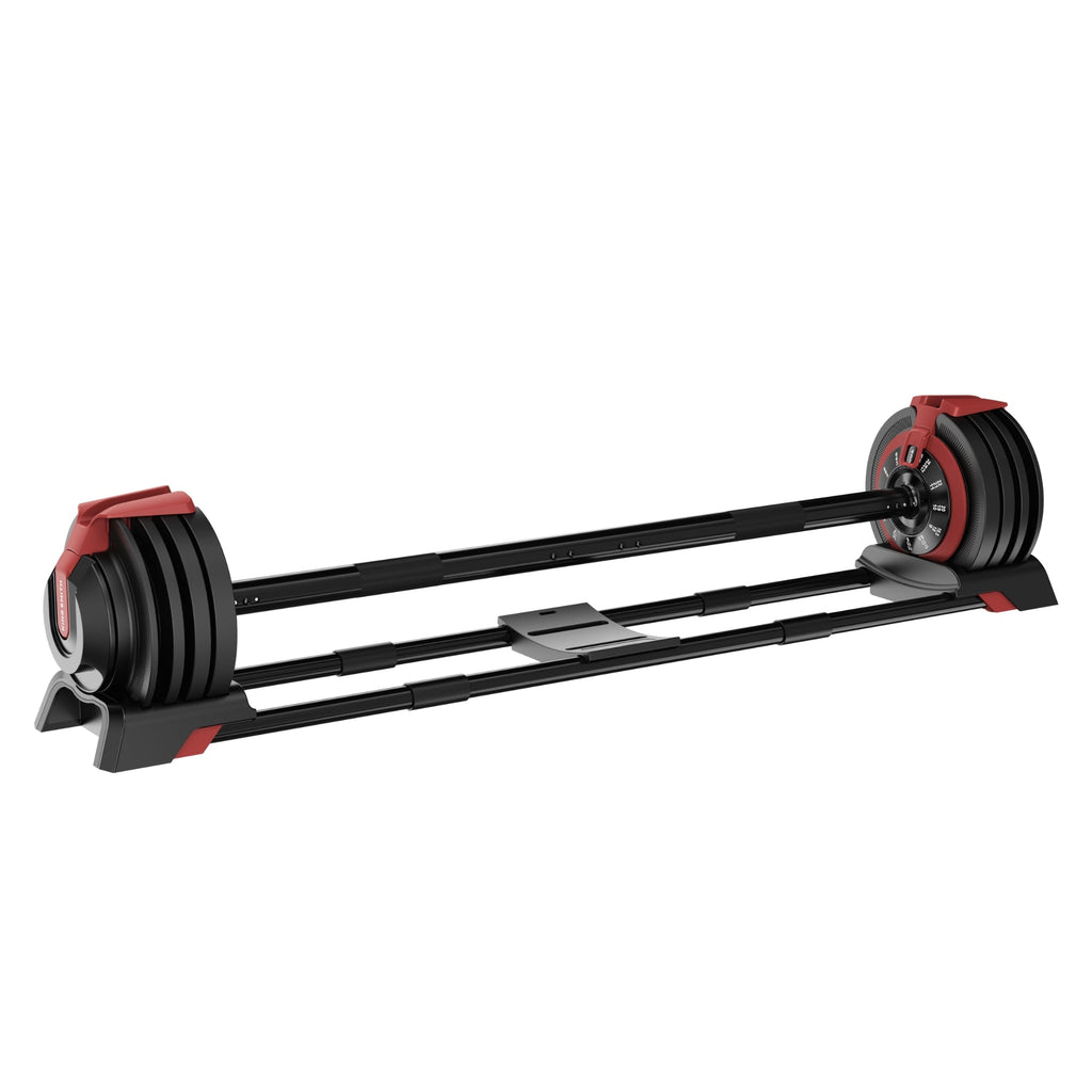 24 KG Adjustable Dumbbell, Barbell, and Kettlebell Set