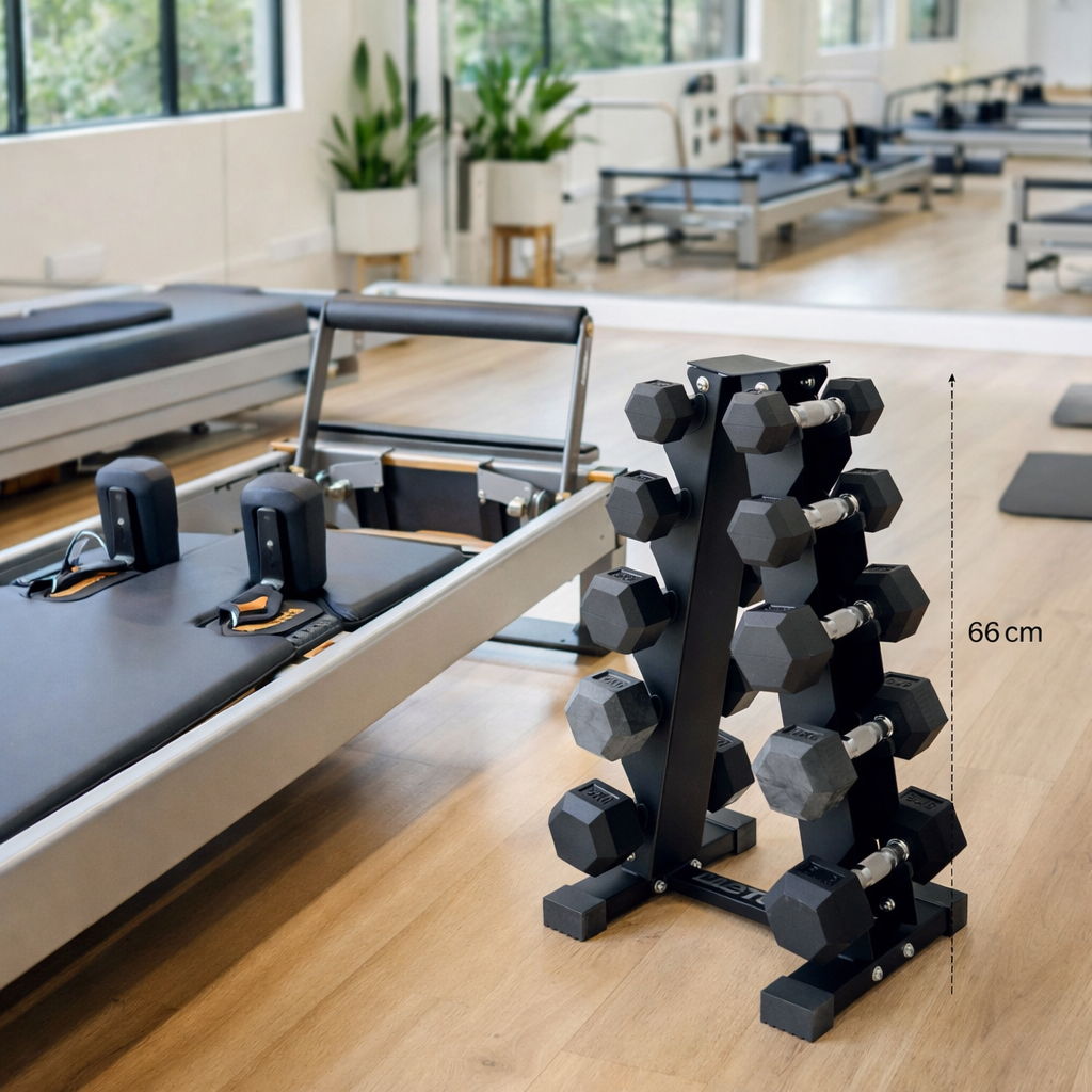 Muscle Motion P605 Dumbbell Rack, to fit 5 pairs up to 12.5kg