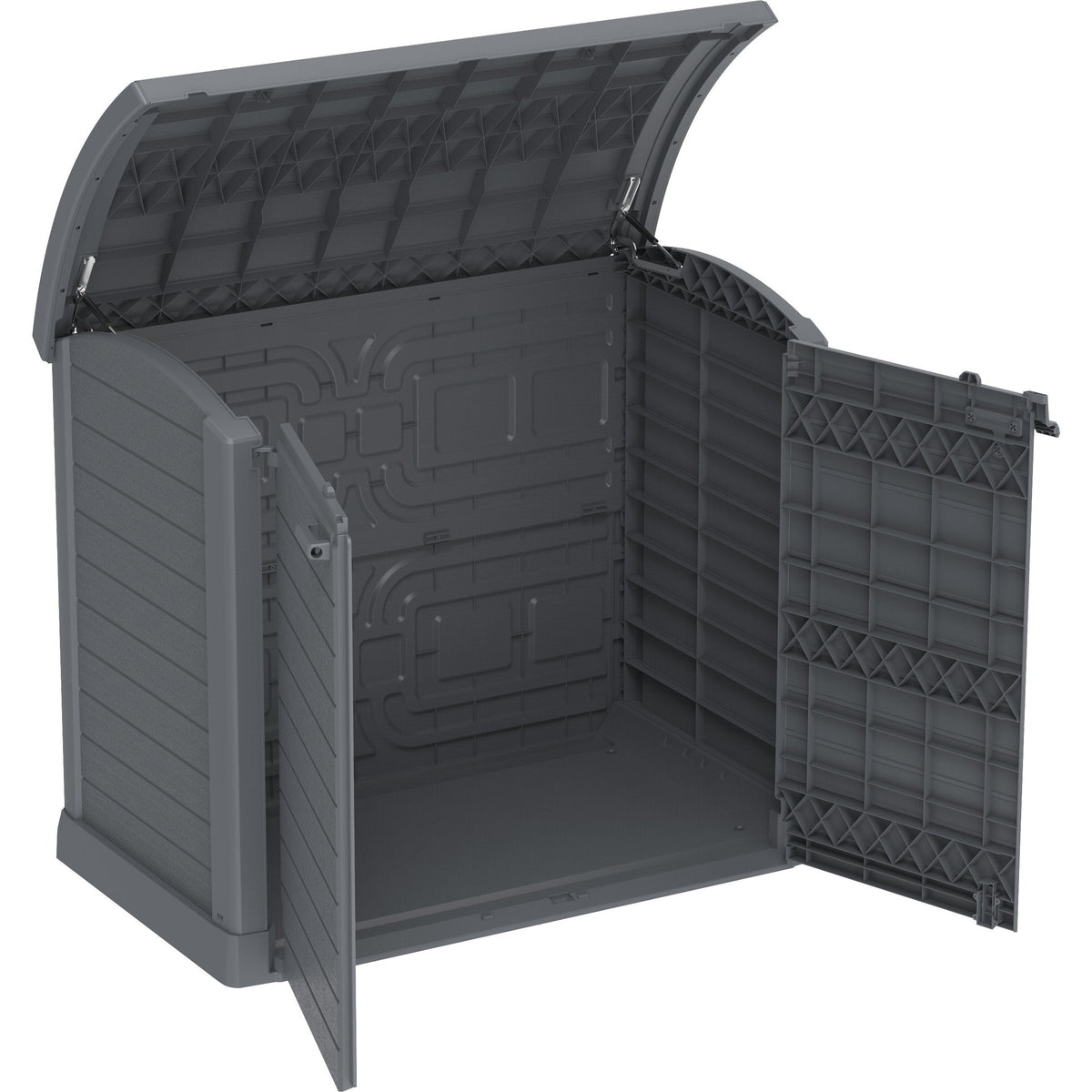 Duramax StoreAway Arc Lid 1200L Gray