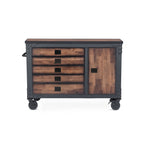 Duramax 5-Piece Garage Storage Combo Set with Workbench, Tool Chest and Wall Cabinets