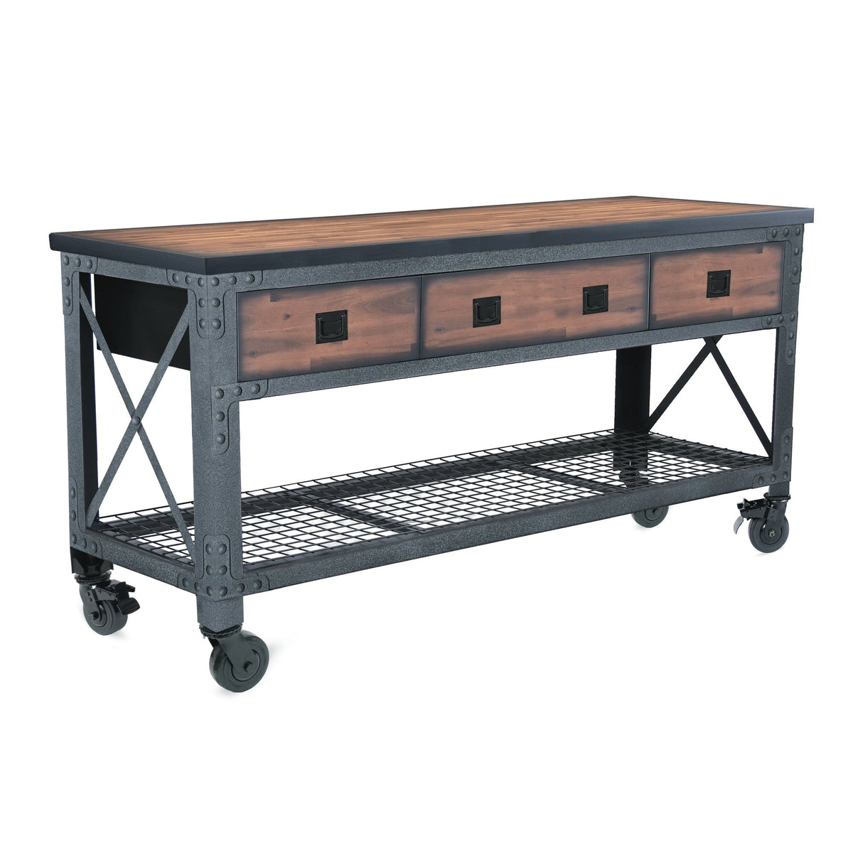 Duramax 5-Piece Garage Storage Combo Set with Workbench, Tool Chest and Wall Cabinets