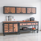 Duramax 5-Piece Garage Storage Combo Set with Workbench, Tool Chest and Wall Cabinets