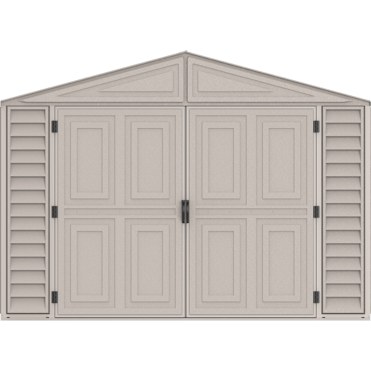 DuraMax 10.5ft x 18ft Vinyl Garage with Foundation Kit and Windows 15126