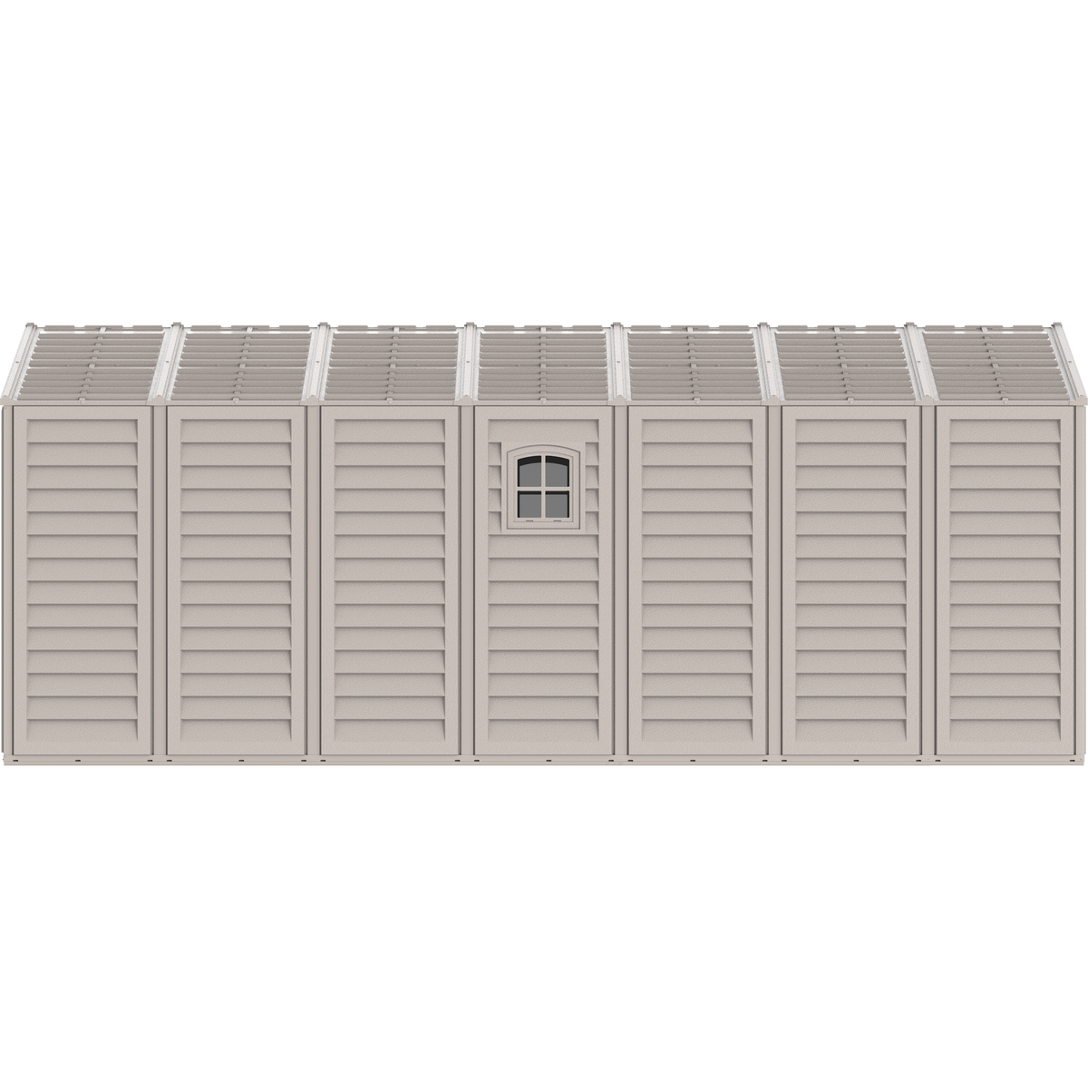 DuraMax 10.5ft x 18ft Vinyl Garage with Foundation Kit and Windows 15126