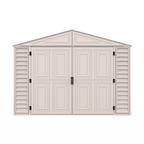 DuraMax 10.5ft x 20.5ft w/ Vinyl Garage with Foundation Kit and windows 15226