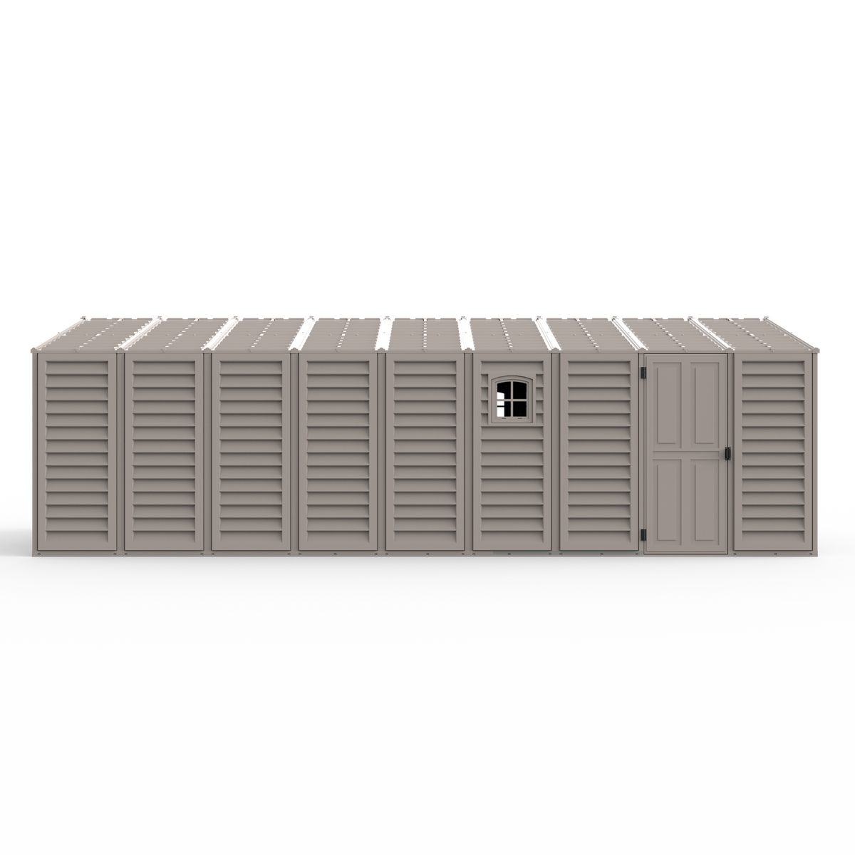 DuraMax 10.5ft x 23ft Vinyl Garage with Foundation Kit and windows 15326
