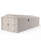 DuraMax 10.5ft x 25.5ft Vinyl Garage with Foundation Kit and Windows 15426