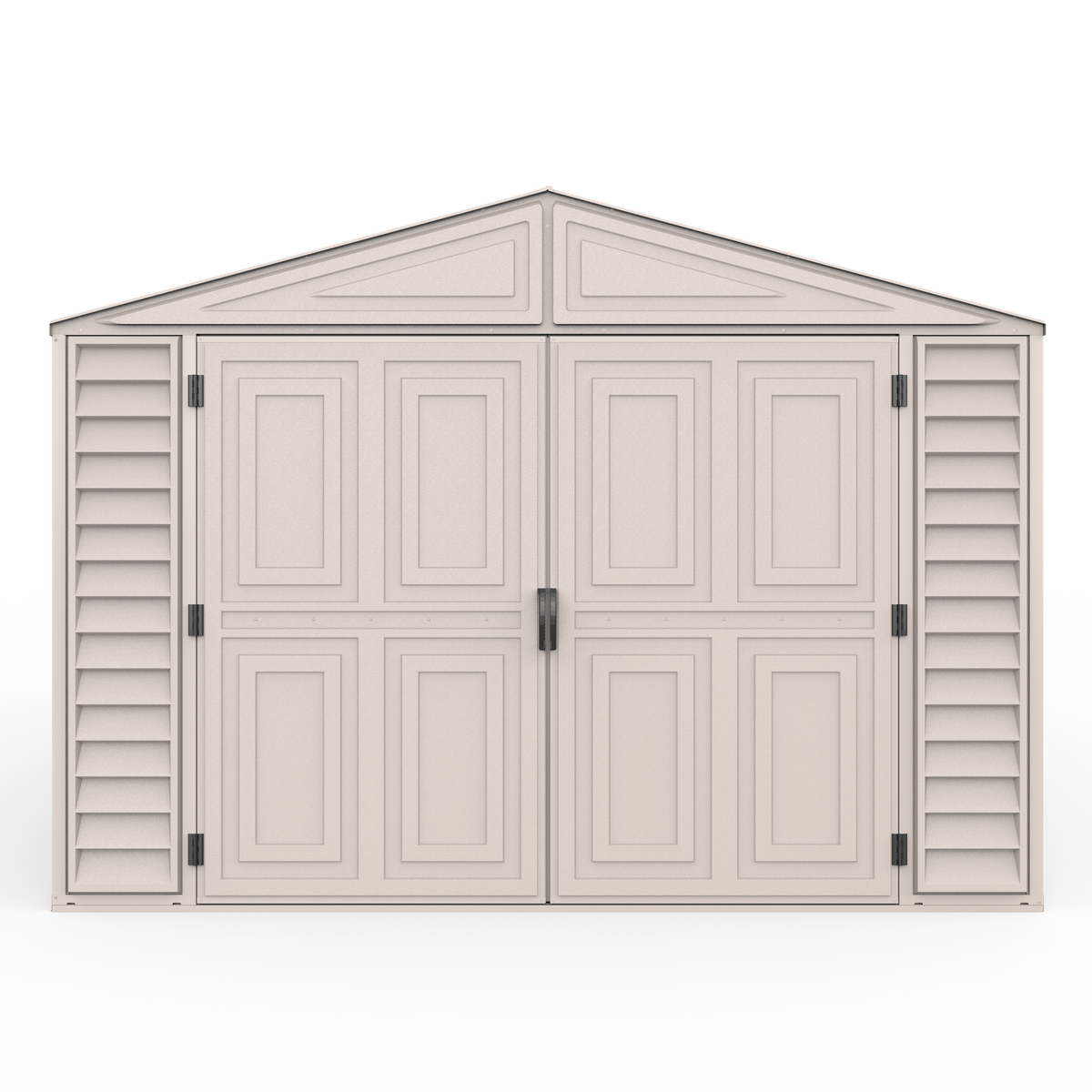 DuraMax 10.5ft x 25.5ft Vinyl Garage with Foundation Kit and Windows 15426