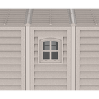DuraMax 10.5ft x 28ft Vinyl Garage with Foundation Kit and window 15526