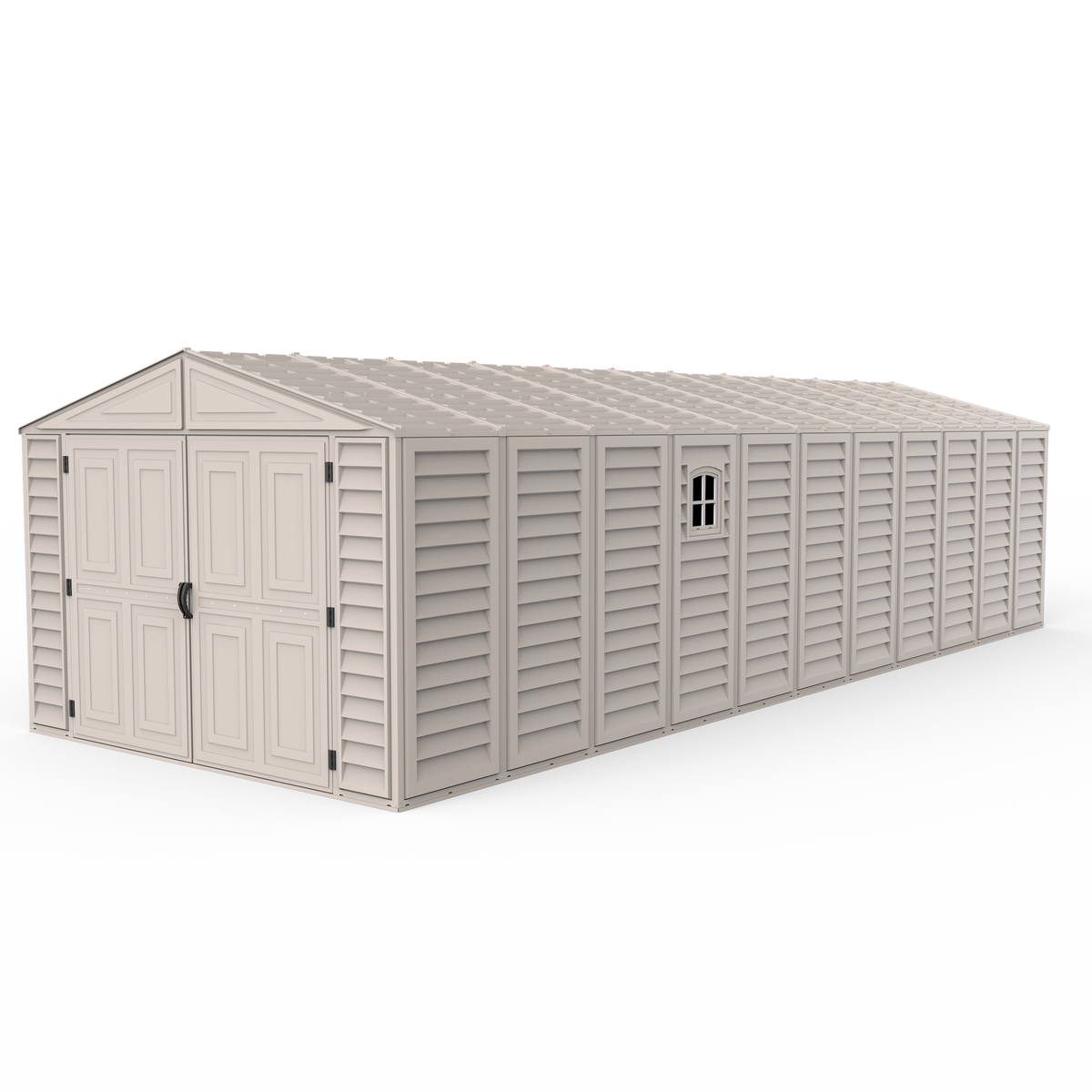 DuraMax 10.5ft x 28ft Vinyl Garage with Foundation Kit and window 15526