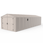 DuraMax 10.5ft x 30.5ft Vinyl Garage with Foundation Kit and Windows 15626