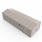 DuraMax 10.5ft x 30.5ft Vinyl Garage with Foundation Kit and Windows 15626