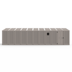 DuraMax 10.5ft x 30.5ft Vinyl Garage with Foundation Kit and Windows 15626