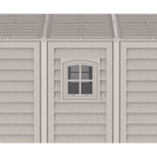 DuraMax 10.5ft x 30.5ft Vinyl Garage with Foundation Kit and Windows 15626
