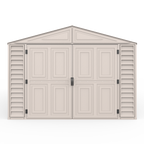DuraMax 10.5ft x 30.5ft Vinyl Garage with Foundation Kit and Windows 15626