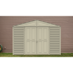 DuraMax 10.5ft x 2.75ft SidePro Vinyl Shed with Foundation Kit 98001