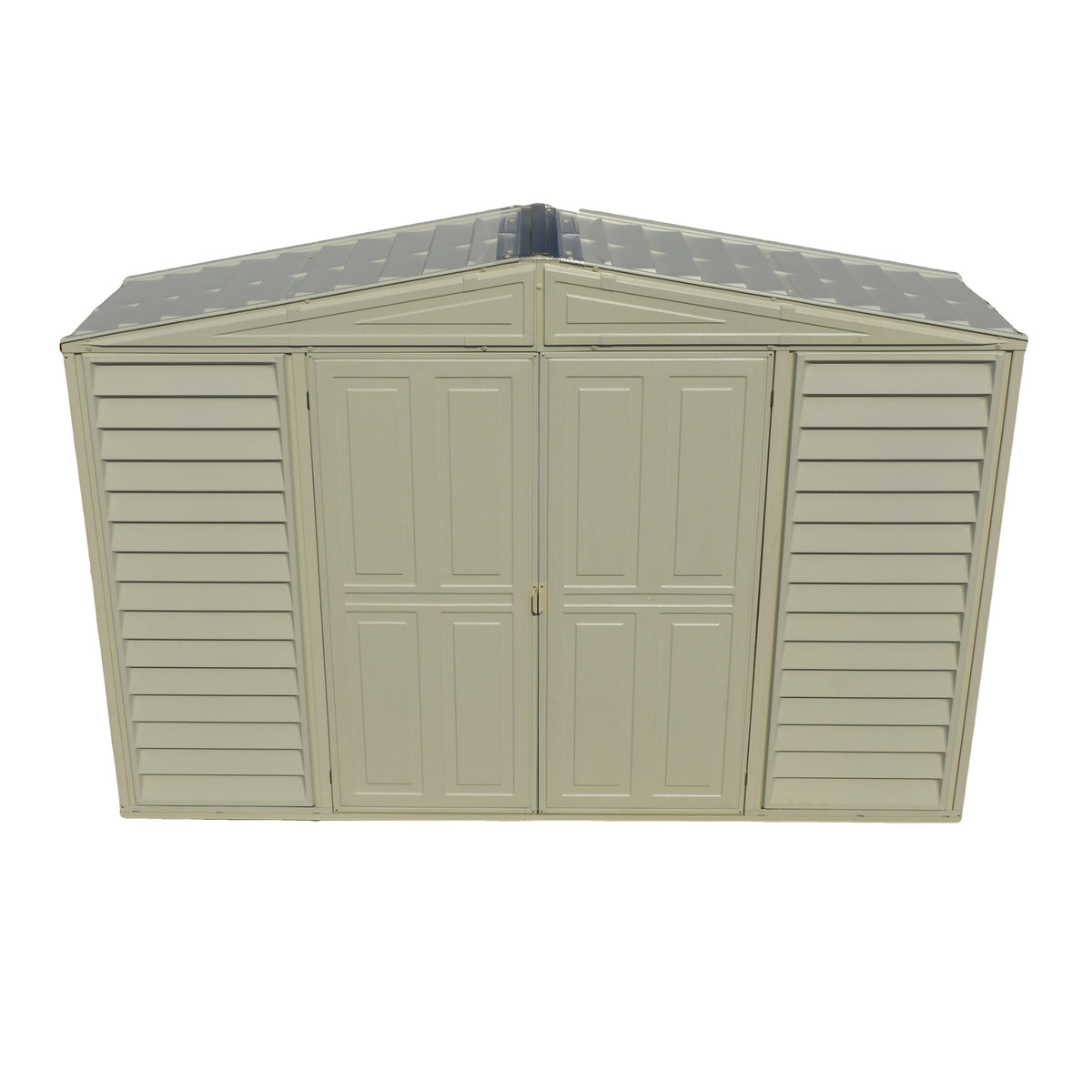 DuraMax 10.5ft x 2.75ft SidePro Vinyl Shed with Foundation Kit 98001