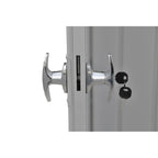 Duramax 6ft x 5ft Palladium Premier Metal Shed - Light Gray 41872