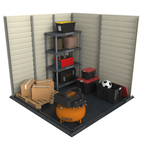 DuraMax 7ft x 7ft StoreMax Plus Vinyl Shed with Molded Floor 30325