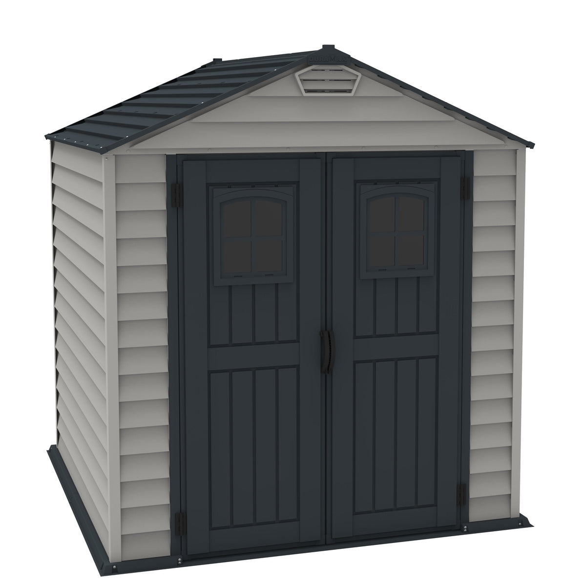 DuraMax 7ft x 7ft StoreMax Plus Vinyl Shed with Molded Floor 30325