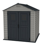 DuraMax 7ft x 7ft StoreMax Plus Vinyl Shed with Molded Floor 30325