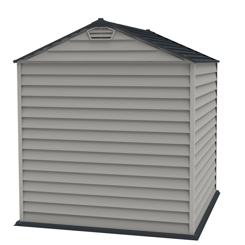 DuraMax 7ft x 7ft StoreMax Plus Vinyl Shed with Molded Floor 30325
