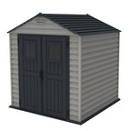 DuraMax 7ft x 7ft StoreMax Plus Vinyl Shed with Molded Floor 30325