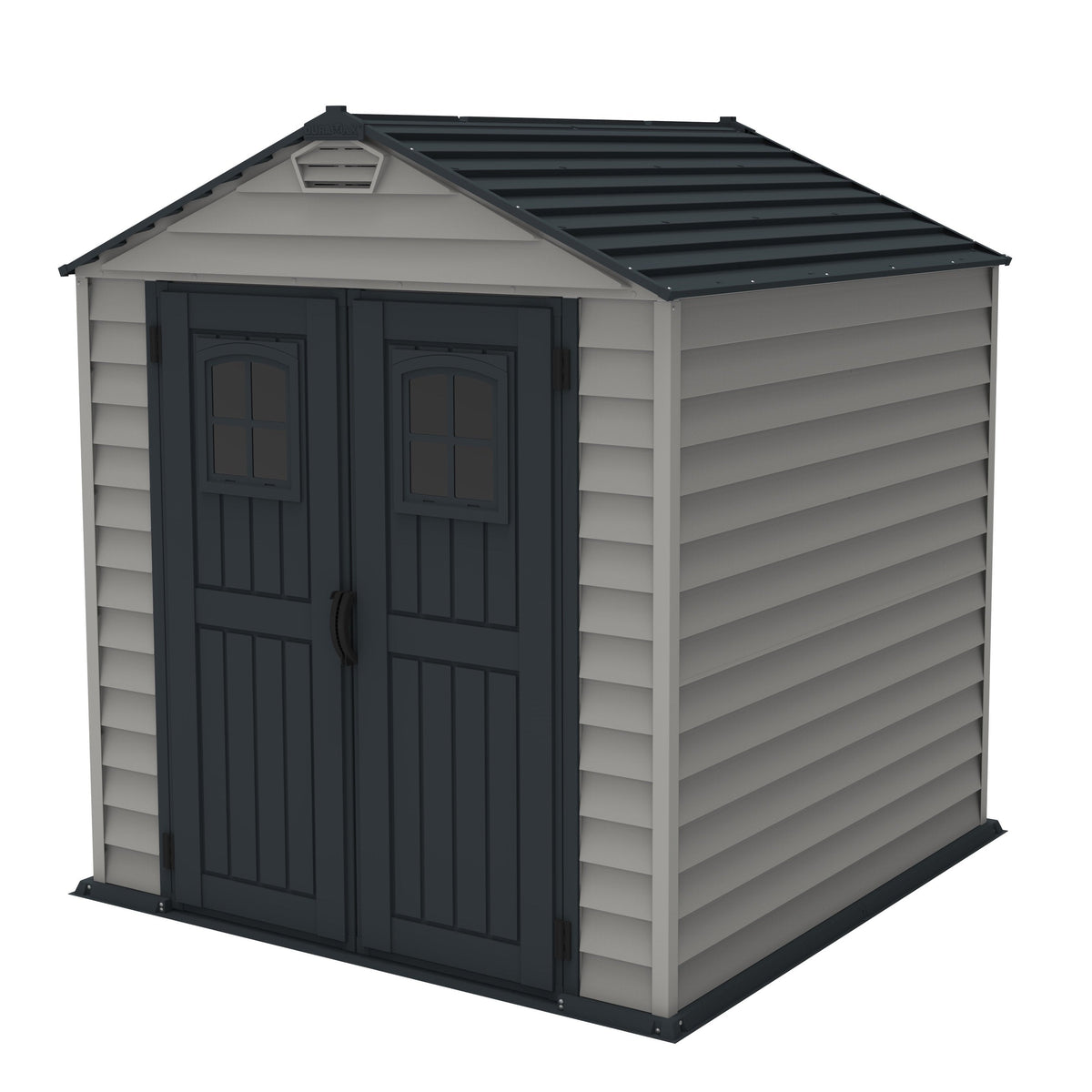 DuraMax 7ft x 7ft StoreMax Plus Vinyl Shed with Molded Floor 30325